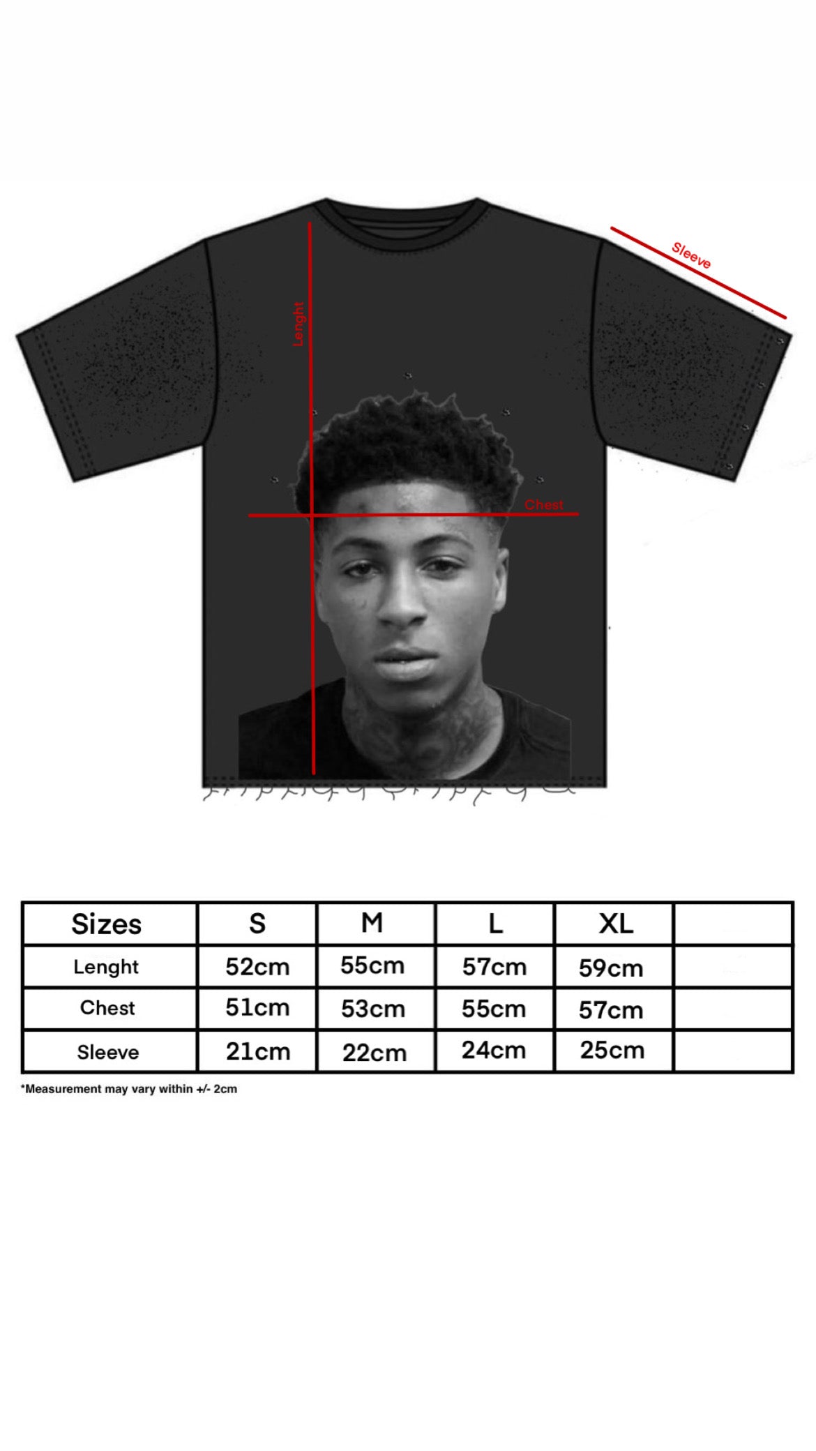BROKEASS TEE “NBA YOUNGBOY”
