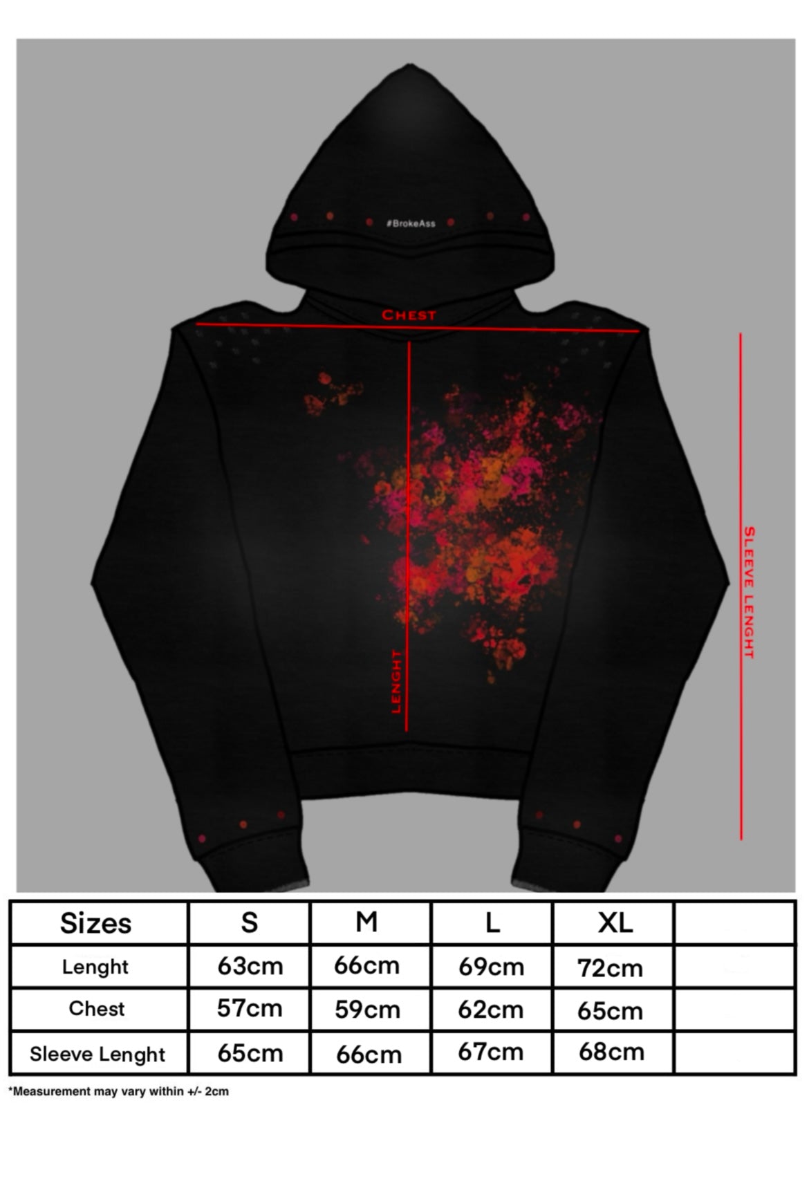 “SPLATTER” HOODIE